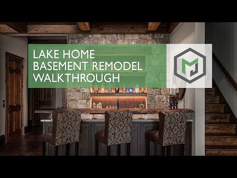 Lake Home Basement Remodel Walkthrough